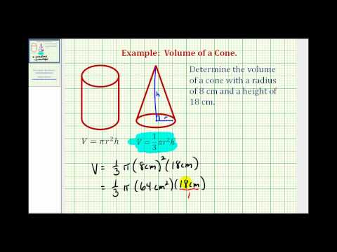 Ex: Determine Volume