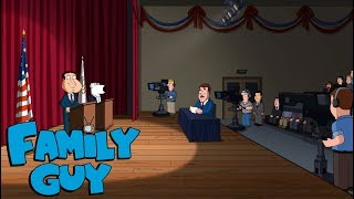 Quagmire runs against Brian for mayor - Family Guy