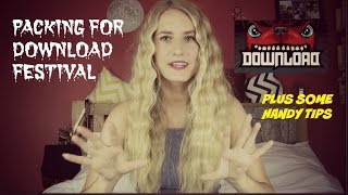 Packing for Download Festival ( and tips)