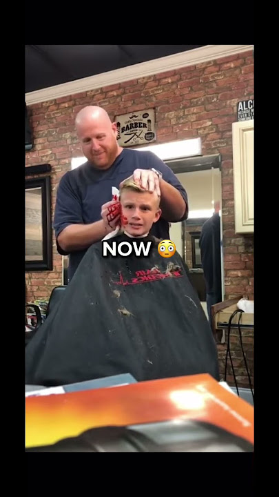 Barber cut off his ear prank