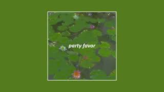 ❛ party favor ❜ ↷ billie eilish ( slowed + reverb )