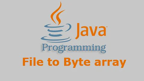 Java Tutorial - File to Byte array