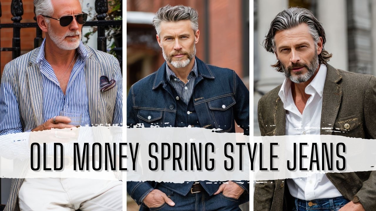👖 Old Money Spring Style for Men Over 40: Elegant Denim & Jeans Outfits That Stay Cool