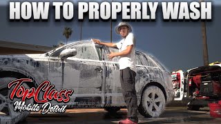 HOW I WASH MY CLIENTS CARS  TOPCLASS DETAIL