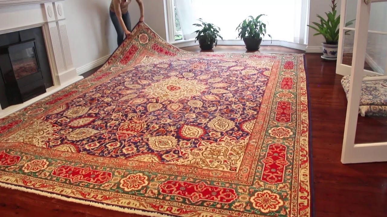 See how different Persian Rugs are displayed at home - YouTube