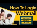 How to log into webmail account 2024