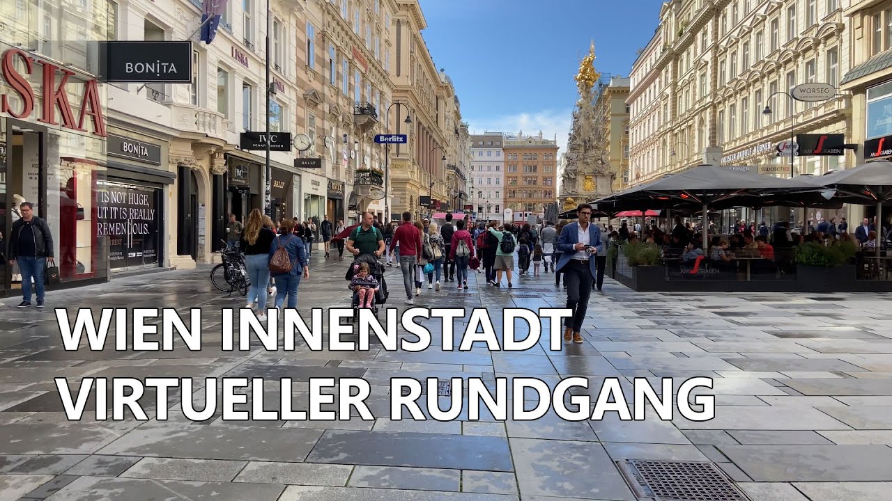 Wien Innenstadt • virtueller Rundgang 🚶 • September 2021【4K】60FPS