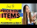 How To Price Items (like clothes!) on Poshmark and eBay!