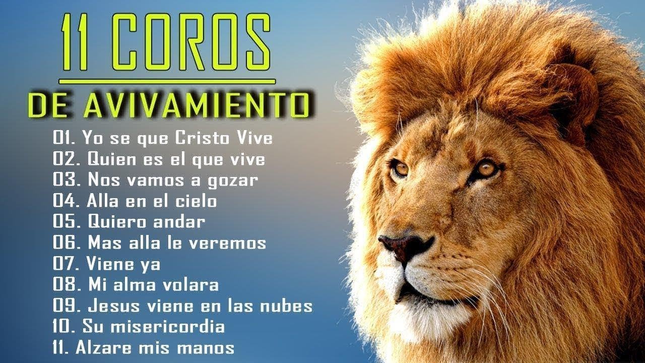 11 Coros de avivamiento pentecostal 🙏 Coros de uncion y fuego del