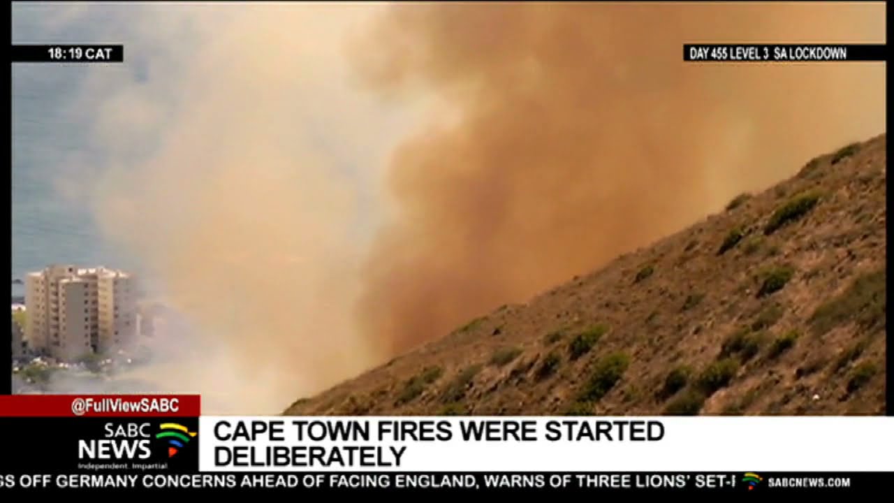 Table Mountain National Park fires were started deliberately: Authorities