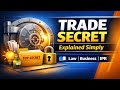 Trade Secret Explained | What is Trade Secret? | Indian &amp; Global Perspective | CGPDTM | IPR Guru |