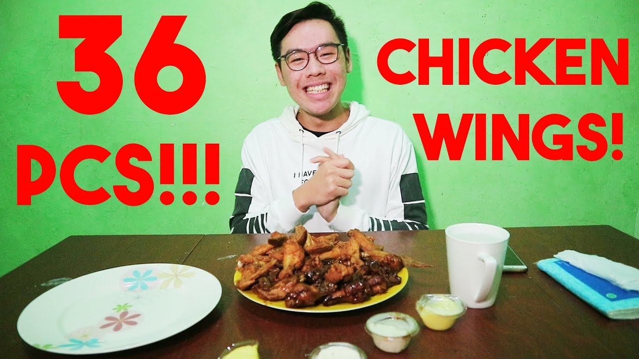 MUKBANG 36 PCS CHICKEN WINGS !!! - MUKBANG DEREN FIRDAUS - YouTube