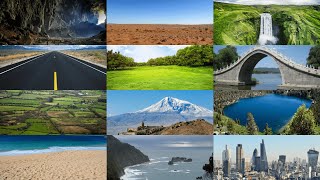 English Vocabulary - GEOGRAPHY - NATURE - LANDSCAPES