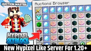 How To Join Hypixel In Minecraft Pe 1.20+ | Hypixel Skyblock Server Released For Minecraft Pe 1.20