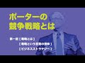 [音声のみ]マイケルポーター教授の競争戦略とは ①