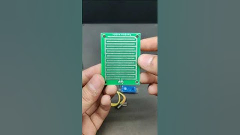 Rain Detector Sensor #raindetector #rain #arduino #arduinoprojects #techbotic