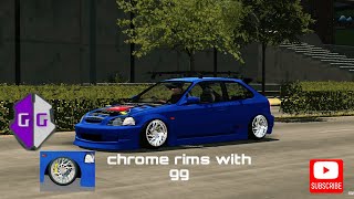 carparkingmultiplayer how to make Chrome rims new update