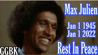 Famous Max Julien Passed Away Profile