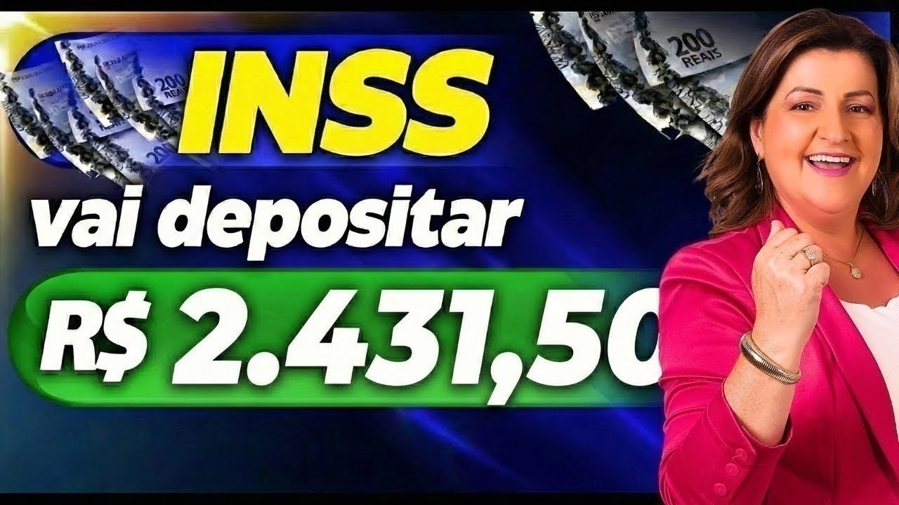 INSS VAI DEPOSITAR R$ 2 431,50  PARA TODOS APOSENTADOS E PENSIONISTAS QUE ESTIVEREM NESSA LISTA