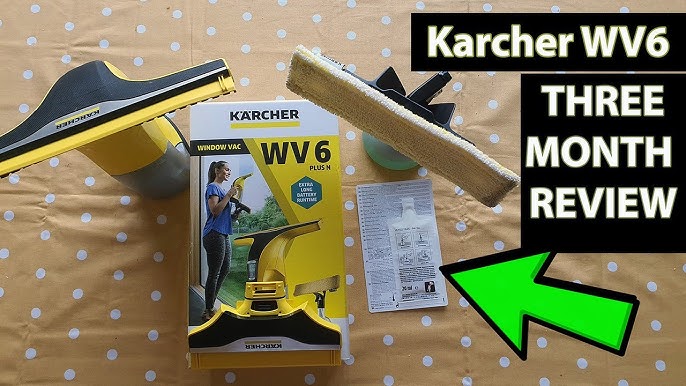 Kärcher WV 6 Plus Window Vacuum Squeegee - for Windows, Showers