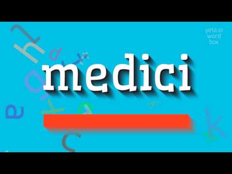 How To Say "medici"! (High Quality Voices)