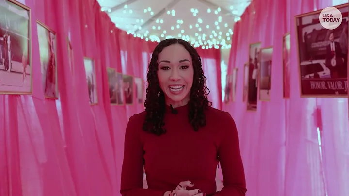 Tour Usha Vance's Christmas decorations featuring homages to JD Vance and past Vice Presidents