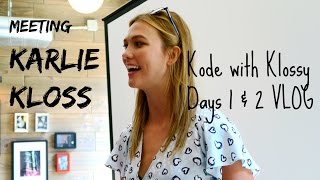 Kode with Klossy VLOG #1 + MEETING KARLIE || Simply Selin