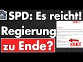 SPD reicht’s mit der Union! Regierungskrise in weniger als 100 Tagen! SPD verbreitet Desinformation!