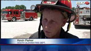 Asphalt Plant Burns In Oldham County