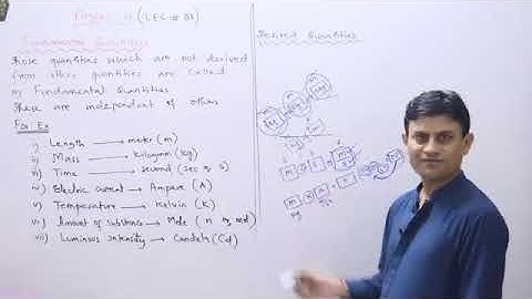 Fundamental quantities