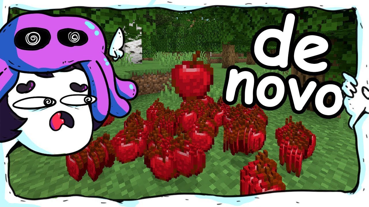 Minecraft DE NOVO, mas quando eu quebro um bloco ele duplica