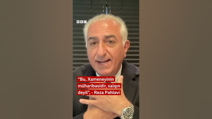 “Bu, Xameneyinin müharibəsidir, İran xalqının deyil”, - Reza Pəhləvi