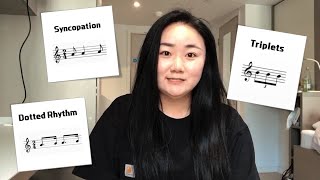 【Learn with Me】Rhythm #2 ｜Syncopation, Dotted Rhythm and Triplets