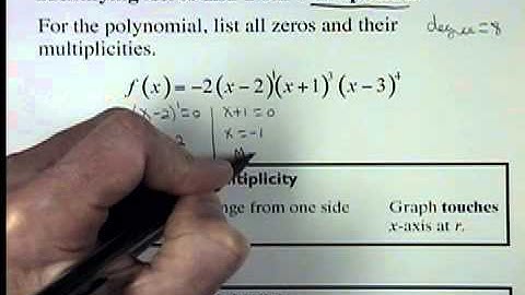 Section 5.1 Polynomial Functions and Models