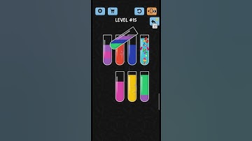 Water Color Sort Level No. 415 walkthrough Solution Gameplay ,best Game for every one
