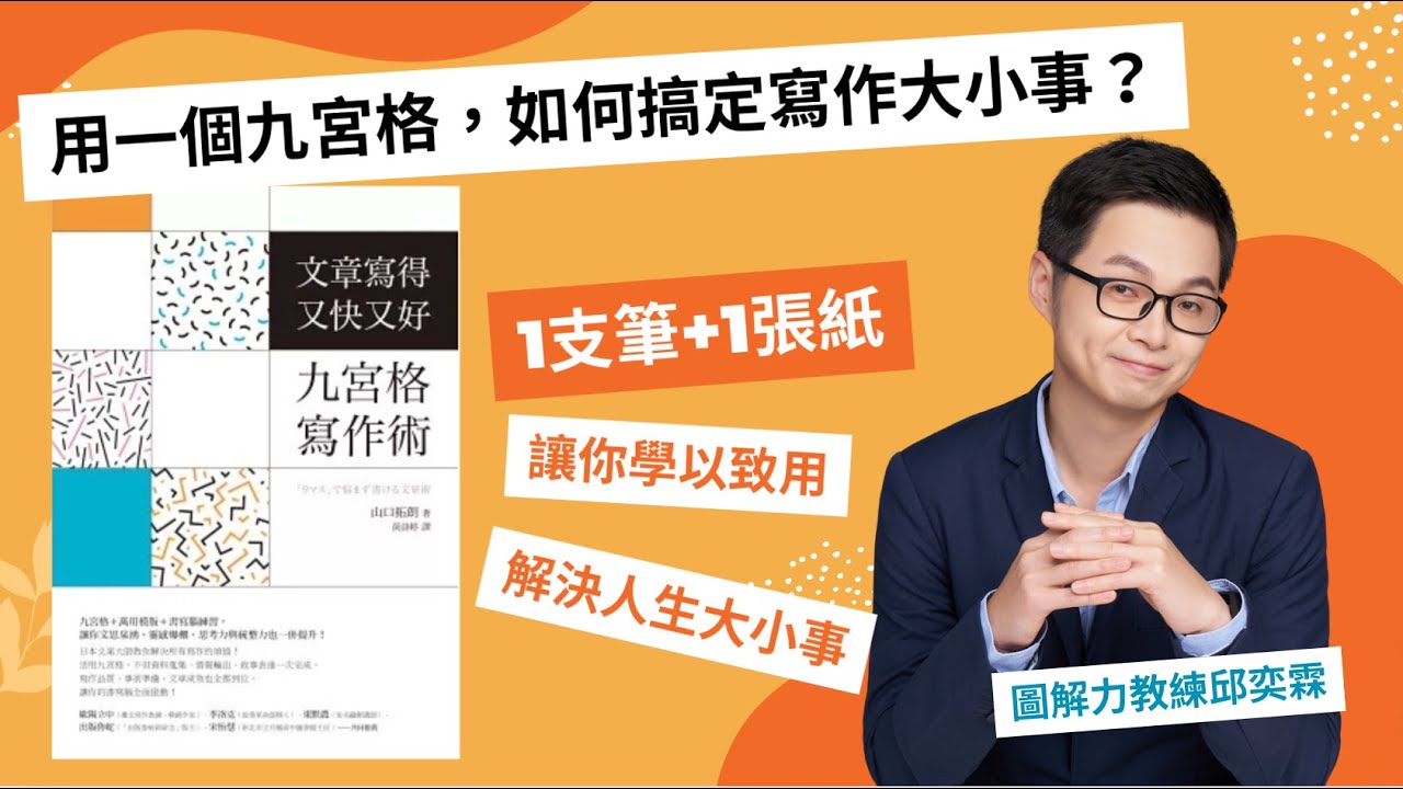 EP064、用一個九宮格，如何搞定寫作大小事？
