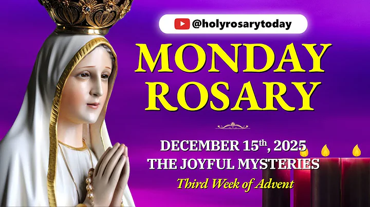 MONDAY HOLY ROSARY 💜 DECEMBER 15, 2025 💜 JOYFUL MYSTERIES OF THE ROSARY [VIRTUAL] #holyrosarytoday