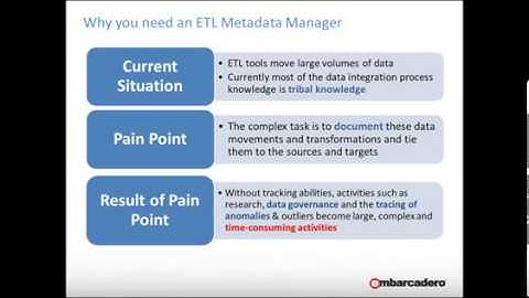ER Studio Data Lineage Super Charging Compliance and Reporting of Data Integration Projects