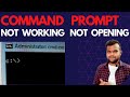 Command Prompt Not Working Or Opening on Windows