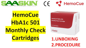 HemoCue HbA1c 501 Monthly Check Cartridge | Unboxing | Procedure | Medical POCT |  Cartridge |