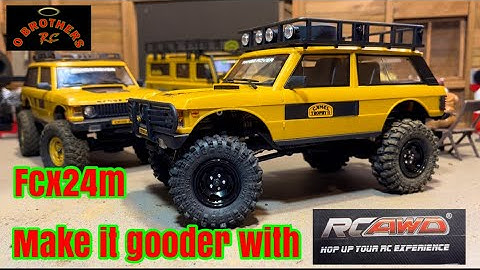 Fms fcx24m RCAWD how to upgrade mods