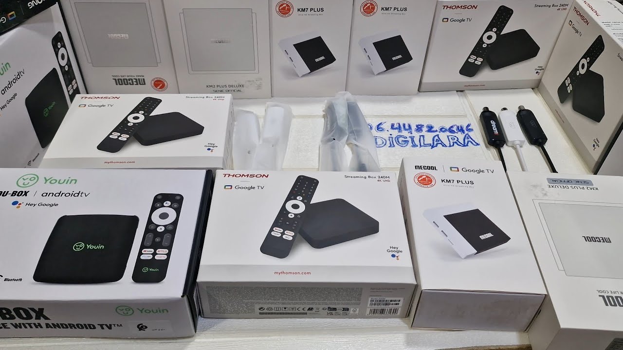 THOMSON 240M Box 4K Google💥TV Amlogic S905Y4 Google Cast, Google Assistant💣