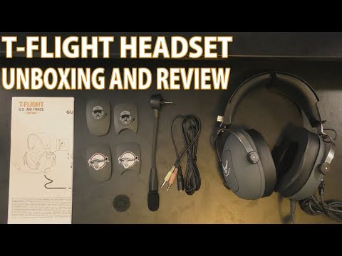 Thrustmaster T-Flight Headset: Unboxing and Review - YouTube