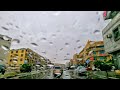 Yağışlı Bakı Küçələri 4k (27 Mart 2021) | Rainy Baku City Driving | GoPro 9 - Дождливые улицы Баку