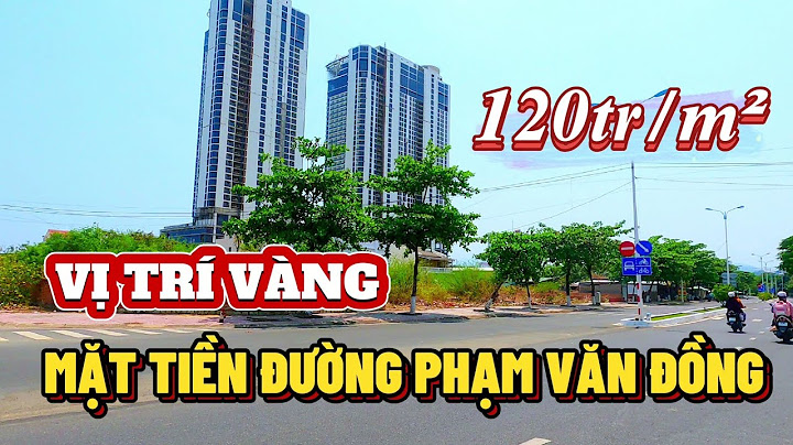 Bán đất mặt đường phạm văn đồng đà nẵng năm 2024