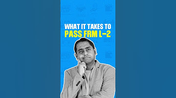 What it takes to pass FRM Level -2 | #frm #fintelligents #finance