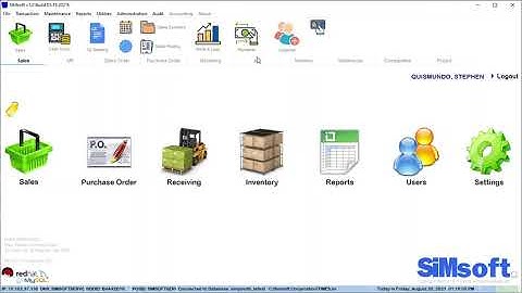 SIMSOFT POS SYSTEM - How to tag expiration date on your inventory
