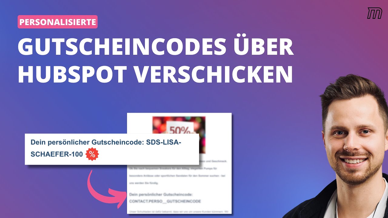 HubSpot Coupons und Gutscheincodes verschicken: Setup in 4 Schritten