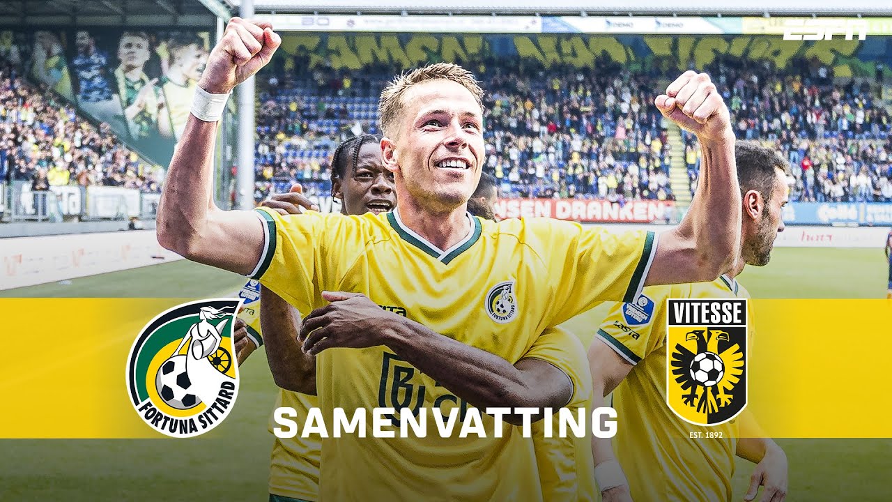 💫 FRAAIE KOPBAL PAUL GLADON en BIJNA WERELDGOAL WITTEK! 🚀 | Samenvatting Fortuna Sittard - Vitesse
