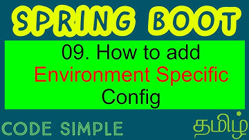 09. Environment Specific Config using Spring Profiles | Spring Boot Beginners tutorial | Code Simple
